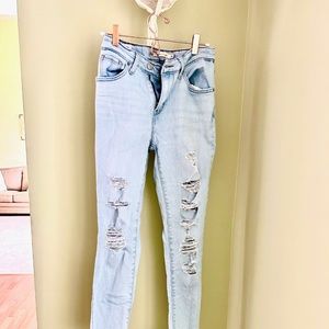 HIGH-WAISTED LEVIS JEANS SIZE 25/R
